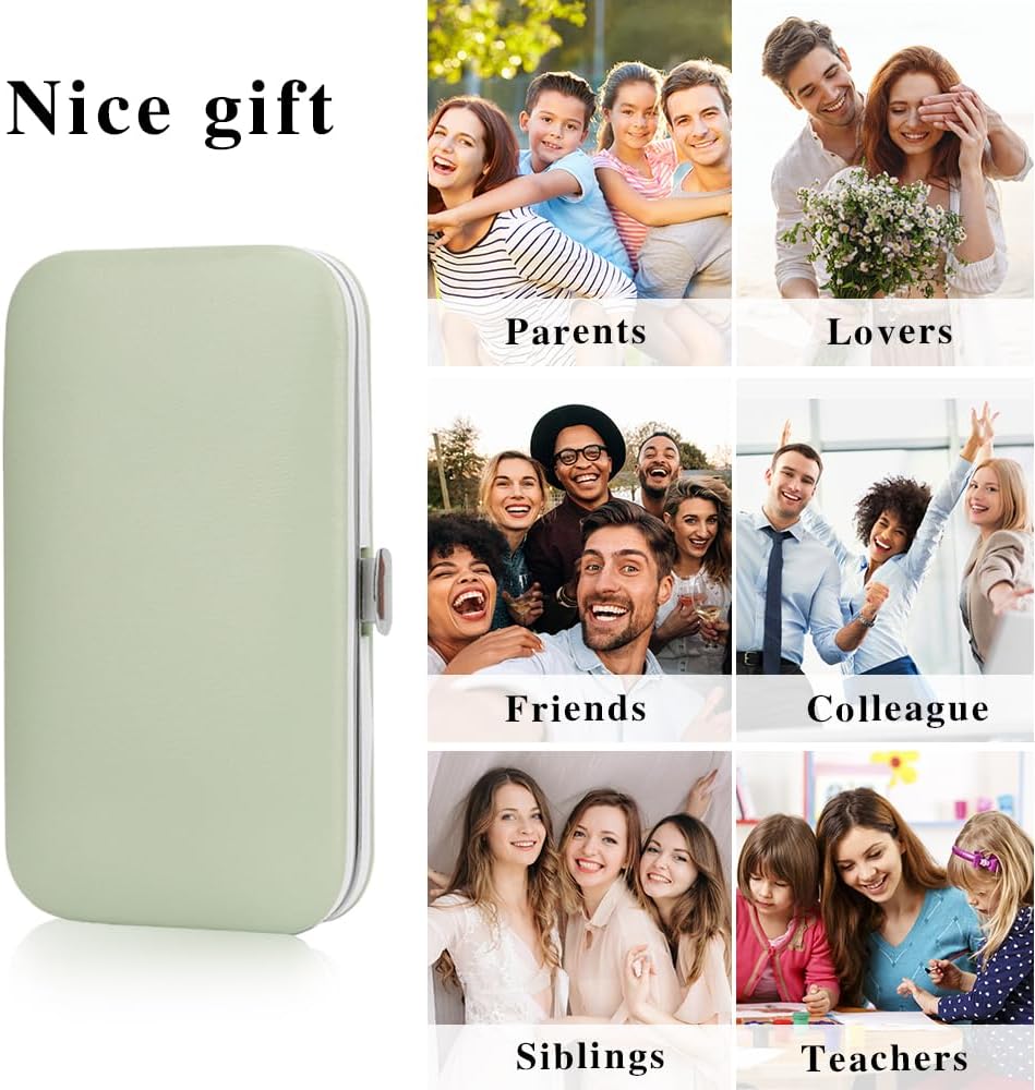 Manicure Set,Nail Fingernail Clippers Set,Halloween Boo Basket Stuffer Thanksgiving Christmas Gifts,Gifts for Men,Travel Nail Care Grooming Kit,Manicure and Pedicure Tools Kit,Stocking Stuffers