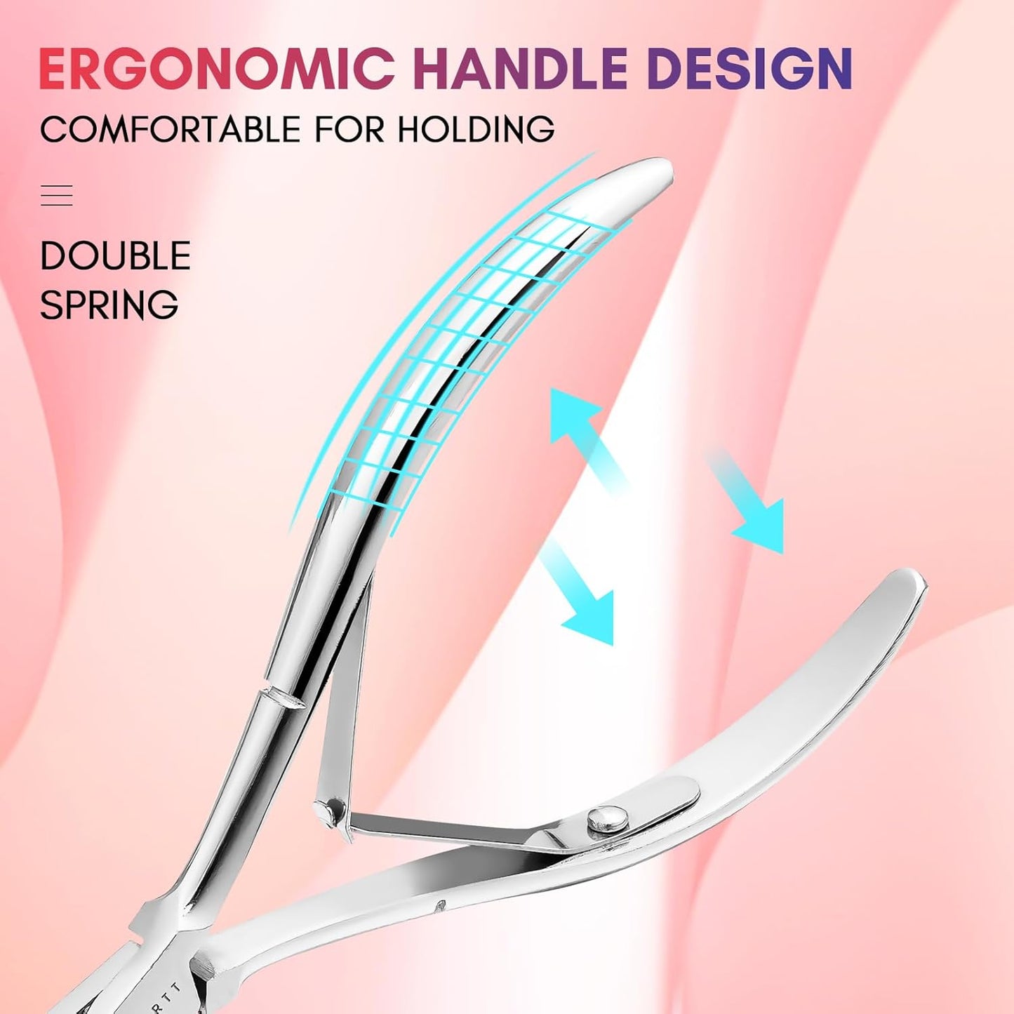 Makartt Cuticle Nipper, Full Jaw Sharp Nail Trimmer Cutter for Care & Prep, Manicure Kit for Home and Salon Use (Silver, Pack of 1)