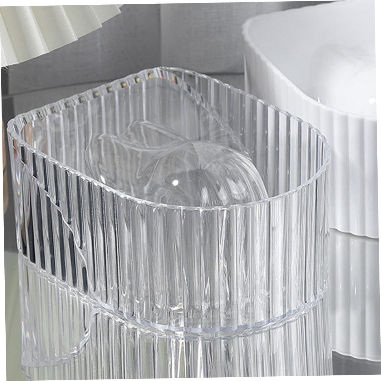 Nail Soaking Bowl, Soak Off Gel Polish Dip Powder Remover Manicure Bowl, Nail Art Polish Remove Wash Soaker Tray Manicure Spa Tool