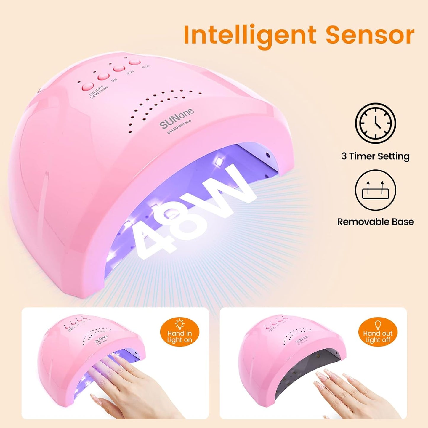 Acrylic Nail Kit for Beginners: Monomer Acrylic Nail Liquid Powder with Practice Hand U V Light Drill French Tips Training Mat for Nail Starters with Everything Home Salon Gift Set (Pink)