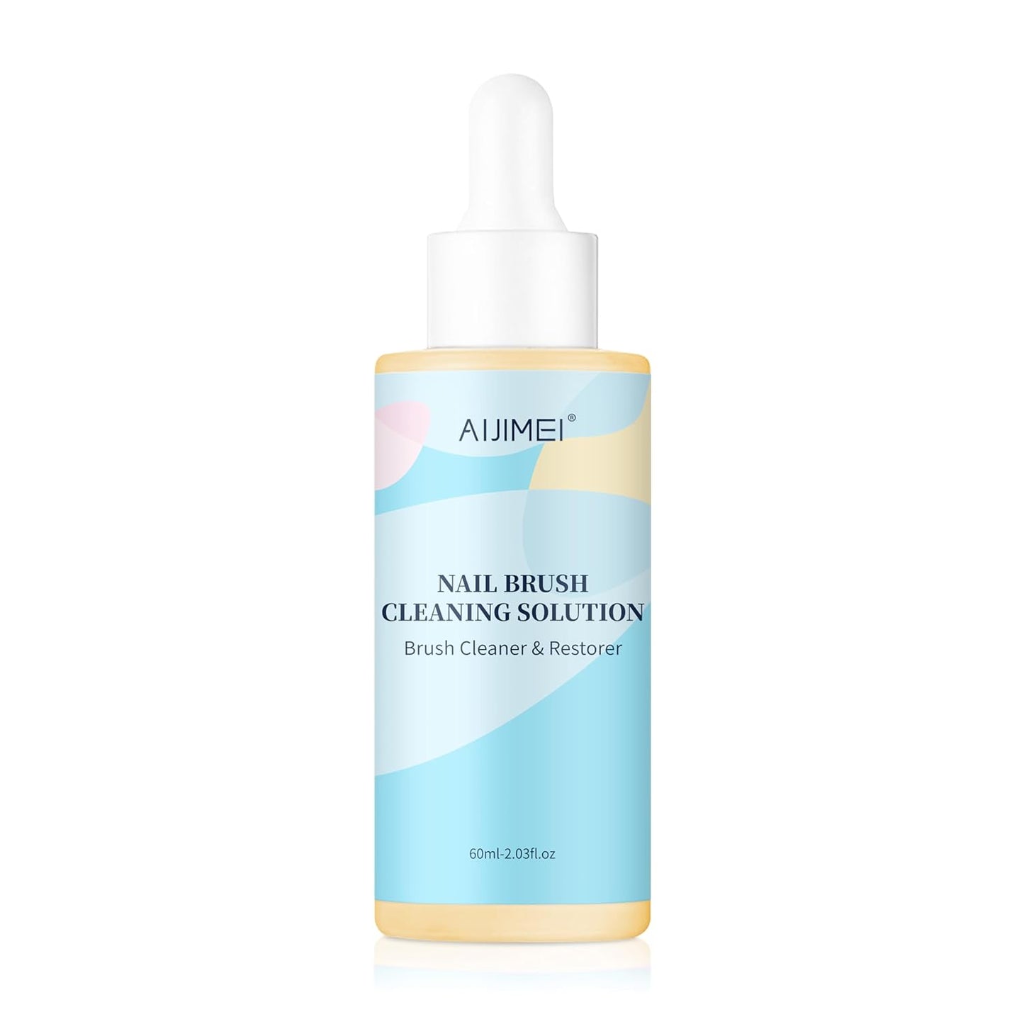 AIJIMEI Nail Art Brush Cleaner Gel Restorer Fragrans, 2Fl.oz Nail Brush Cleaner Gel Solution Brush Cleaning Essence Quick Dissolution for Any Nail Tools (60ml-Fragrans)