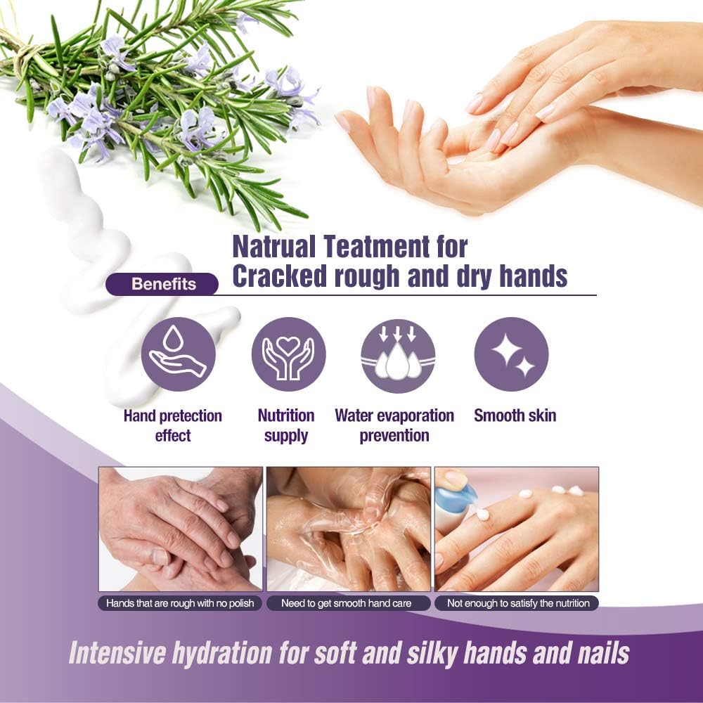 Epielle Relaxing Hand Mask 6 Pairs, Deep Moisturizing Gloves for Dry, Cracked Hands, Self Care Gifts for Women, Spa Kit, Stocking Stuffers, Thanksgiving Essentials