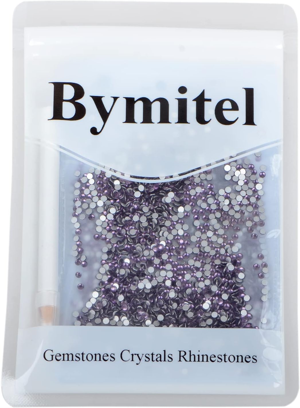 2880PCS Art Nail Rhinestones Non Hotfix Glue Fix Round Crystals Glass Flatback for DIY Jewelry Making with one Picking Pen (ss8 2880pcs, Tazanite)