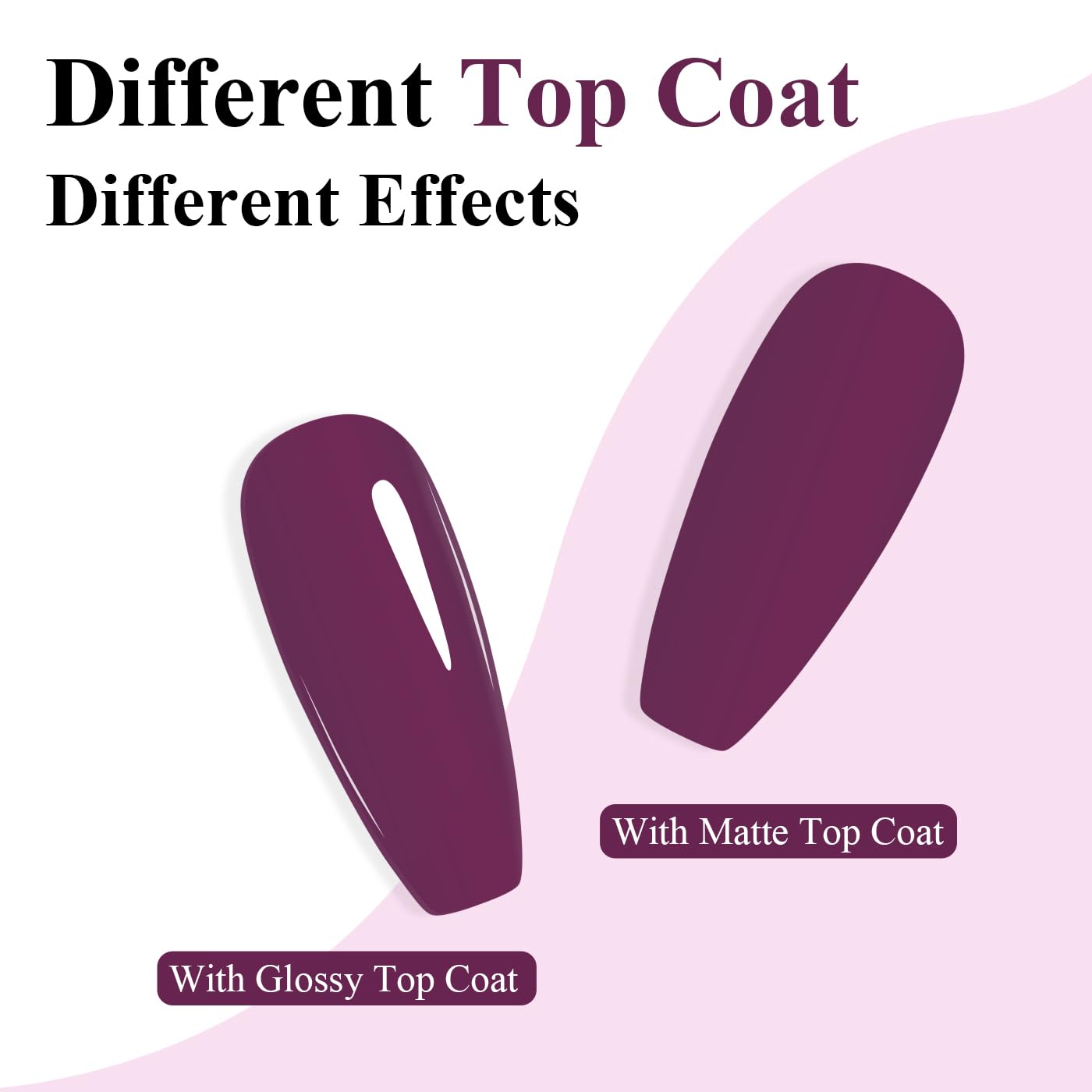 Imtiti Burgundy Gel Nail Polish, Burgundy Wine Gel Polish Autumn Winter Soak Off UV LED High Gloss Art Manicure Salon DIY Design 10ML