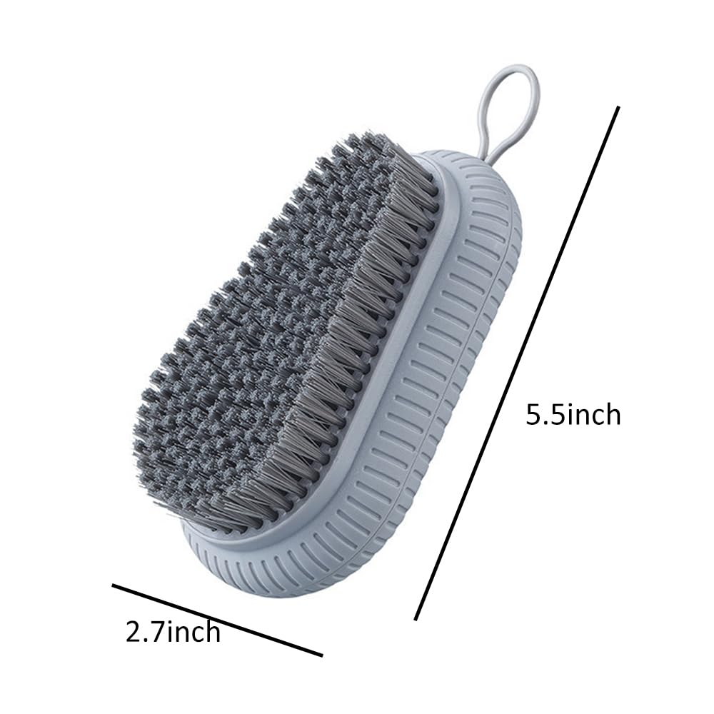 Nail Brush for Cleaning Fingernails, Heavy Duty Nail Scrubber Brush Hand Cleaning Brush, Mechanic Hand Nail Cleaning Brush for Men&Women, Laundry Cloth Shoe Cleaning Brushes