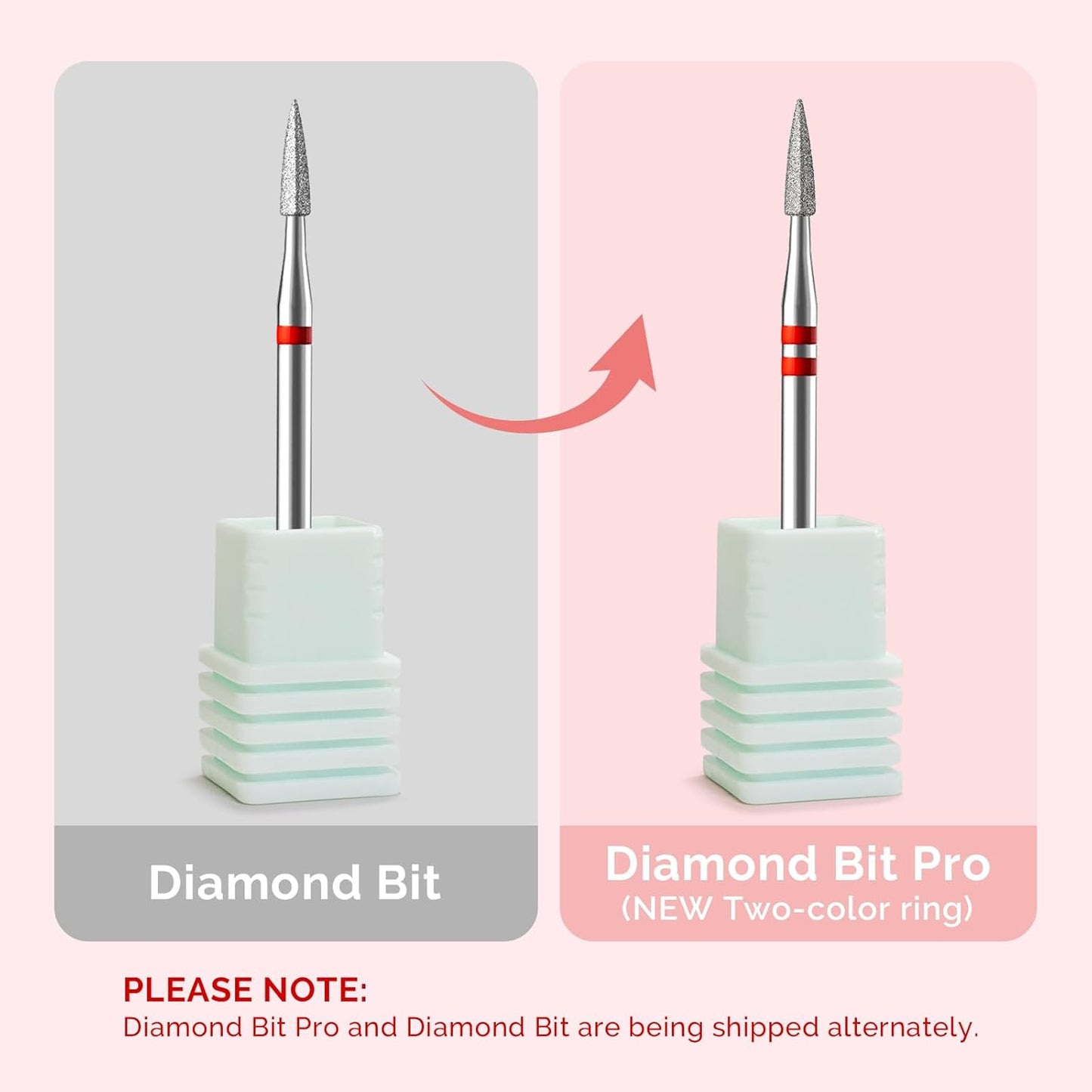MelodySusie 1.8mm Flame Pentagon Shape Cuticle Clean Nail Drill Bit 3/32'', Professional Safety Carbide Diamond Under Nail Cleaner for Cuticle Dead Skin Nail Prepare, Beginners Bits, Series Bit-S, F