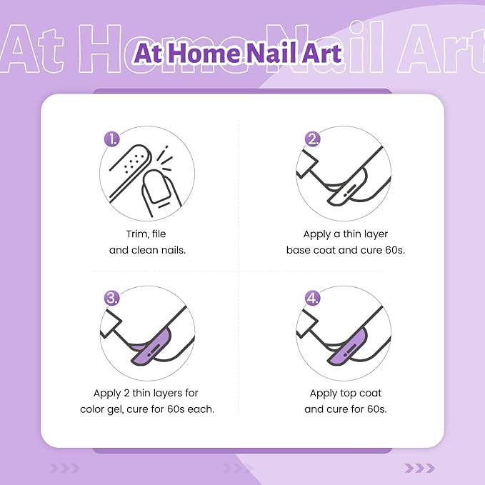 JODSONE Purple Gel Nail Polish 10ml Gel Polish Rich Purple Nail Color Professional Finish Long-Lasting Chip-Resistant Easy Application Low Odor Need U V Lamp Curing