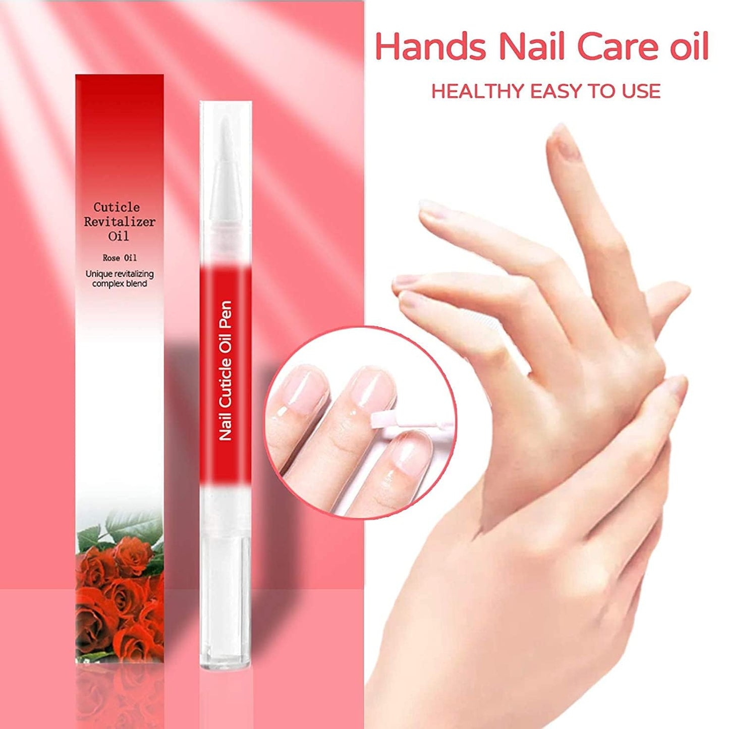 AIJIMEI Cuticle Oil Pens 8pcs Cuticle Oil Nail Oil Cuticle Nail Nutrition Oil Cuticle Oil Pen for Nails Moist Nail Repair Nail Care Essential Oil Moist
