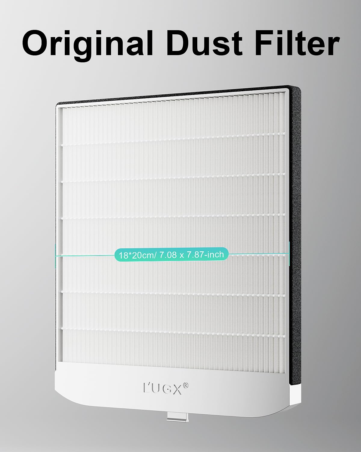 L'UGX Nail Dust Collector Filters, 2Pcs Reusable Filter for Professional Nail Dust Collector LG621