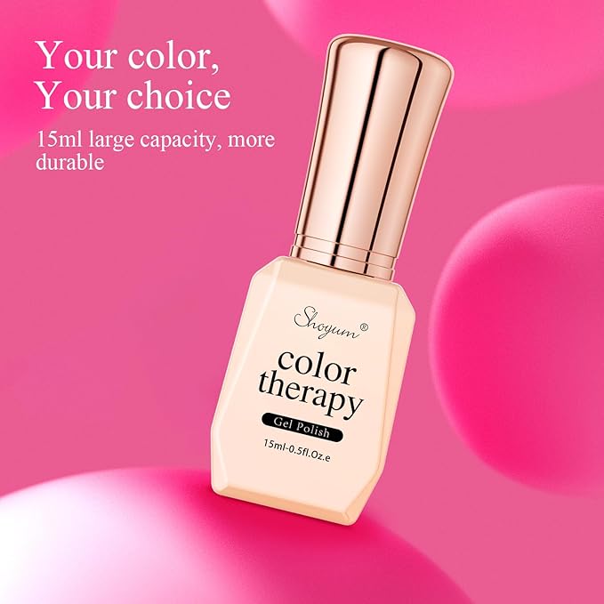 Gel Nail Polish, 1Pcs 15ML Hot Pink Gel Polish Bright Summer Neon Colors Gel Polish Soak Off Starters Nail Art Salon Manicure Design at Home Girlfriend Gift for Holidays 2024 Nails