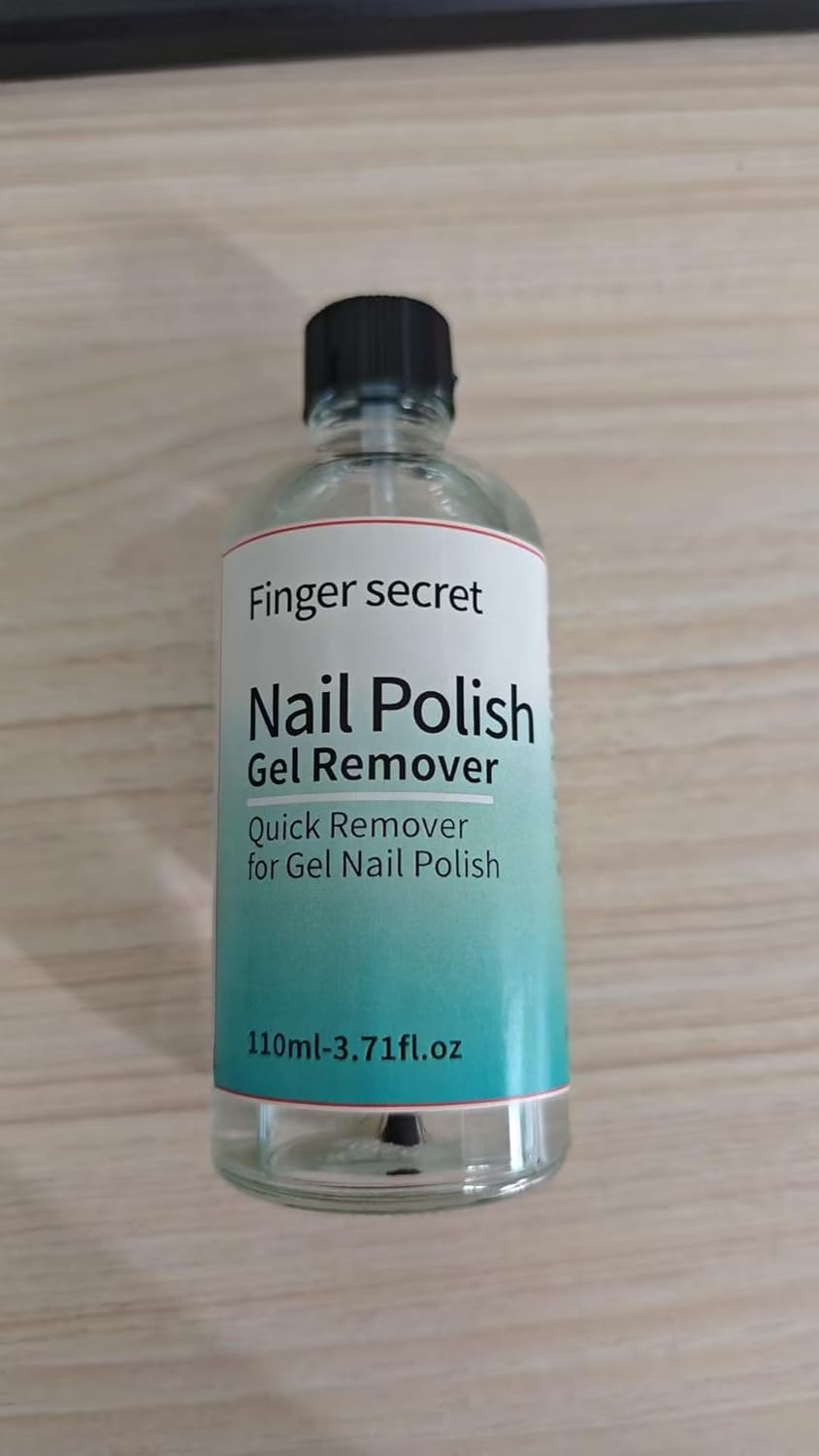 Finger Secret Nail Polish Gel Remover Kit - Quick、Magic and convenient for Gel Nails remove.110ml,Professional Nail Remover Product for Salon & Home Use.Easy to operate 3.7fl.oz