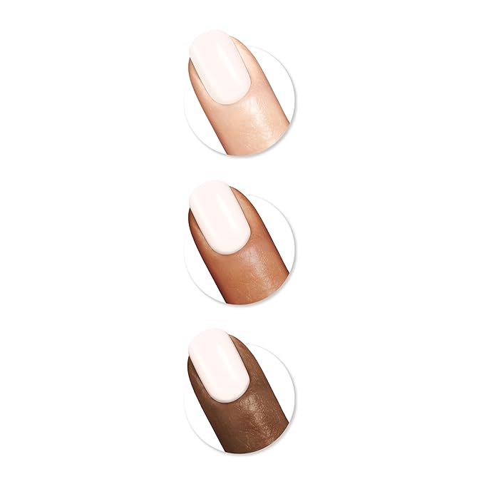 Sally Hansen Color Therapy Nail Polish | Biotin, Argan Oil, Long Lasting, Healthy Nails, Nail Strengthener, Sheer | 536 My Sheer | Light Pink Nail Color