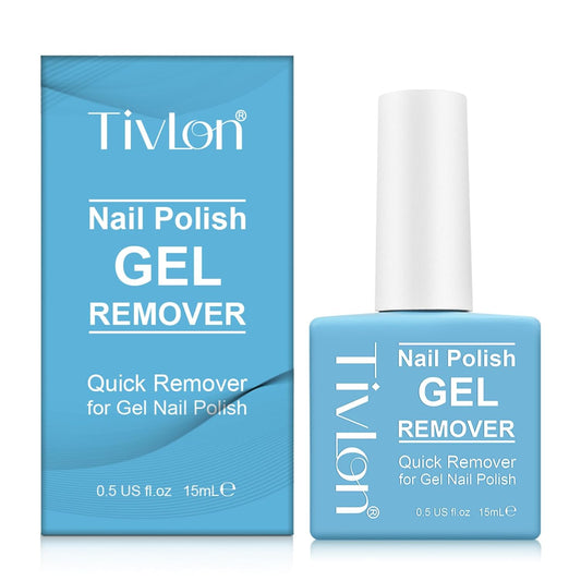 Nail Polish Remover - Easily & Quickly Remove within 3-5minutes｜Magic Gel Nail Polish Remover Without Damaging Nails｜Finger Nail Polish Removerr No Foil, Soaking or Wrapping Required - 0.5oz