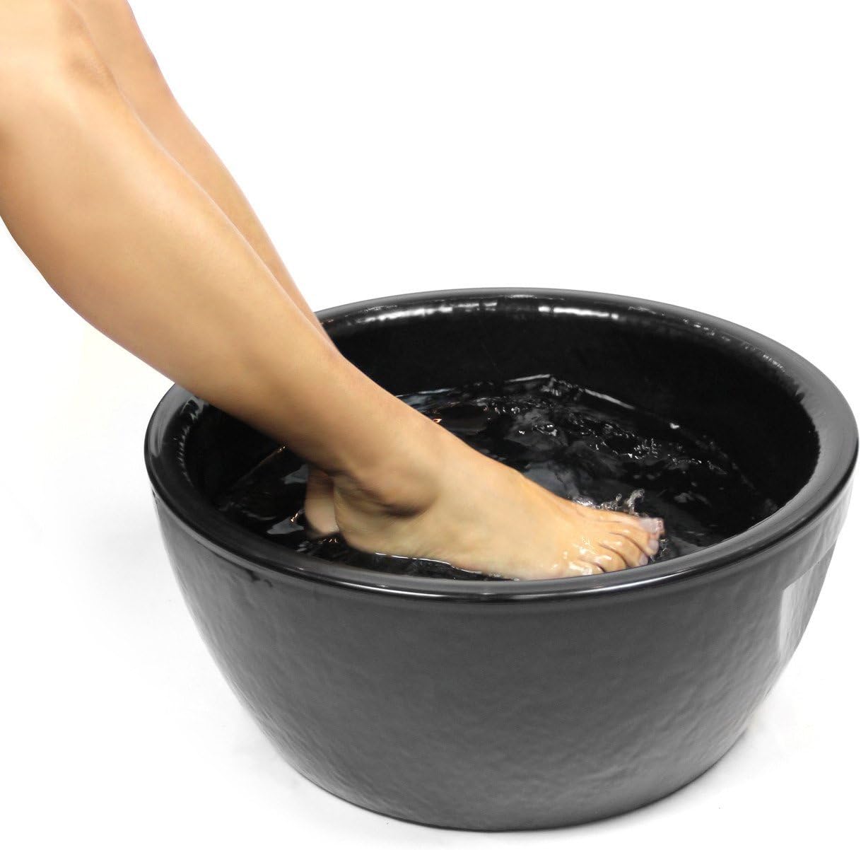 Noel Asmar Signature Pedicure Bowl - Eco friendly and Recyclable, Made from Resin - BPA and Toxin Free (Onyx)