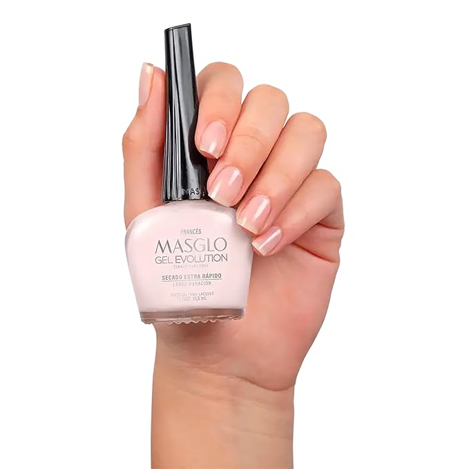 MASGLO Gel Evolution – Set of 3 Nail Polishes No UV/LED Lamp Needed, Fast-Drying, 12-Day Wear, 14-Free Formula, High-Gloss Finish, vegan (0.5 oz Each)