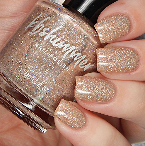 KBShimmer A Hint Of Manila Nail Polish 0.5 oz Full Sized Bottle