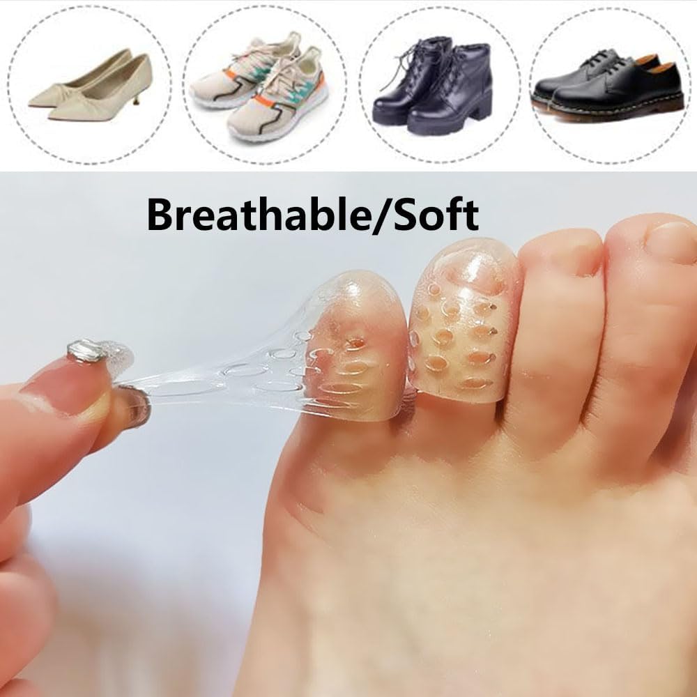 20 Pack Bunion Relief Pads & Gel Toe Separators - Silicone, Breathable, Anti-Friction Cushions for Pain & Protection Unisex Foot Care for Bunions, Corns, Calluses