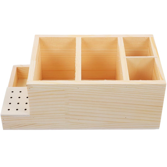 Mipcase Box Grinding Head Storage Box Manicure Tool Case Nail Tool Storage Case Nail Polish Holder Stand Nail Tool Holder Stand Nail Drill Bit Display Holder Major Wooden Acrylic