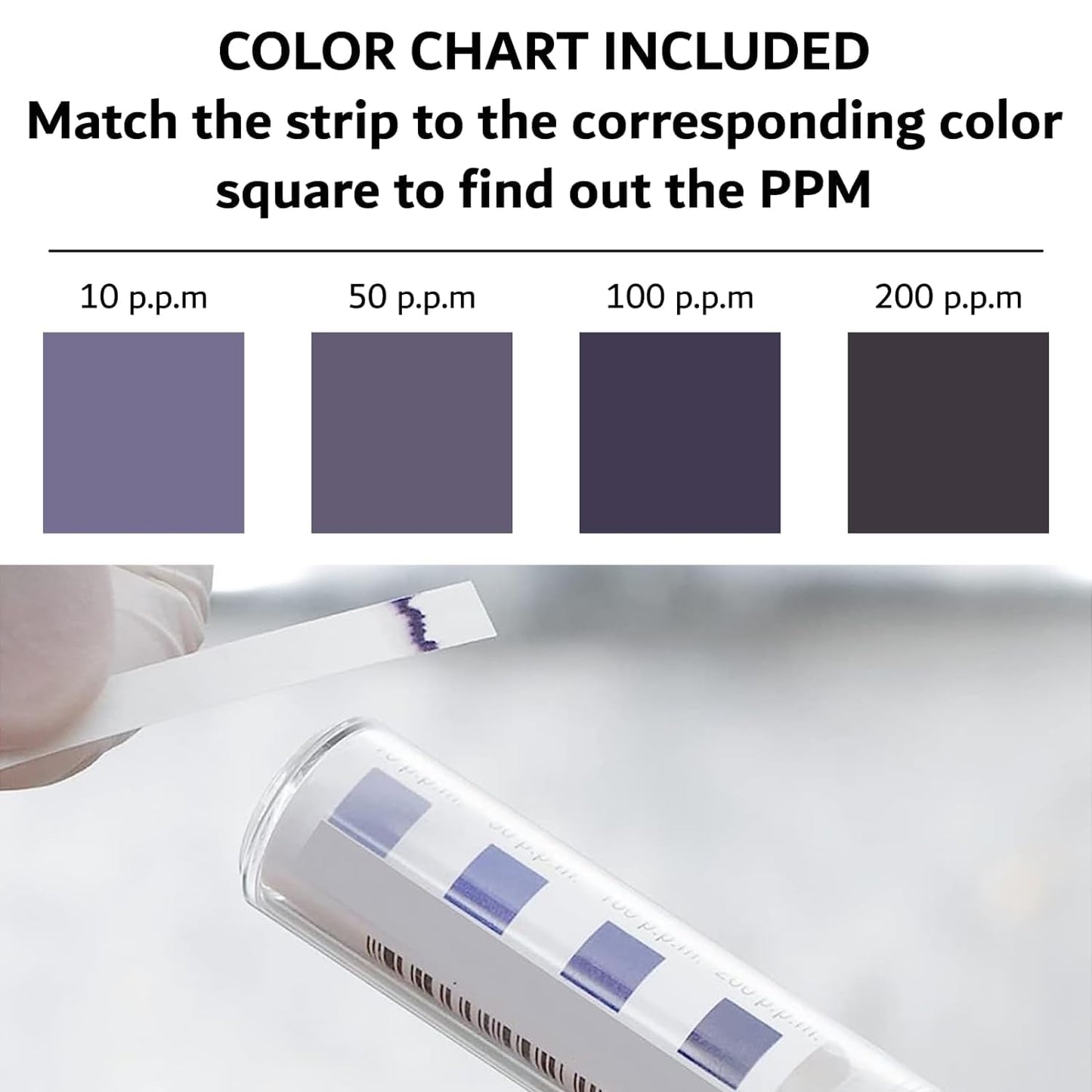 Restaurant Sanitizer Test Kit Combo, 10 x Vial of 100 Strips Each QR5 Quat Sanitizer 0-400PPM & Chlorine Test Strip 0-200PPM Testing Kit for Food Service, Bar & Restaurants Supplies by FryOilSaver Co.