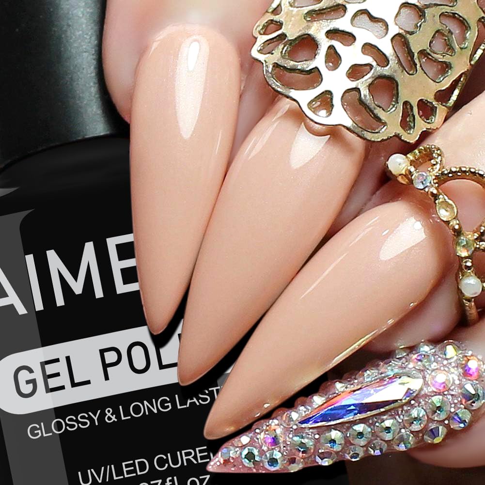 AIMEILI Gel Nail Polish, Hema Free, Cruelty Free, Vegan, Soak Off U V LED Nail Art for Women Girls Manicure Salon DIY Home - 1001 8ml