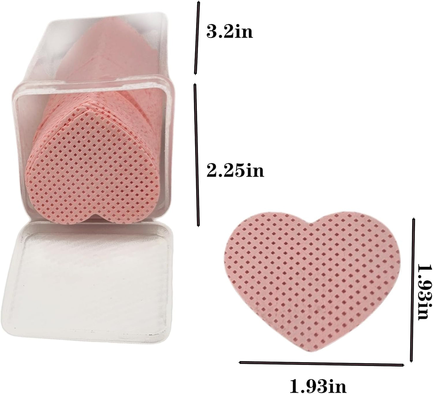 1000 PCS Lint Free Nail Wipes, Lash Glue Eyelash Extension Glue Wipes Cleaning Pads Nail Polish Remover for Lash Extension Supplies and Gel Nail Polish Remover