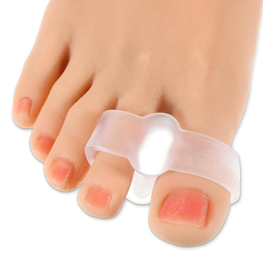 Bunion Corrector Gel Toe Separators with 2 Loops Silicone Big Toe Spacers Suitable for Bunion and OverlapToe (Pack of 12)