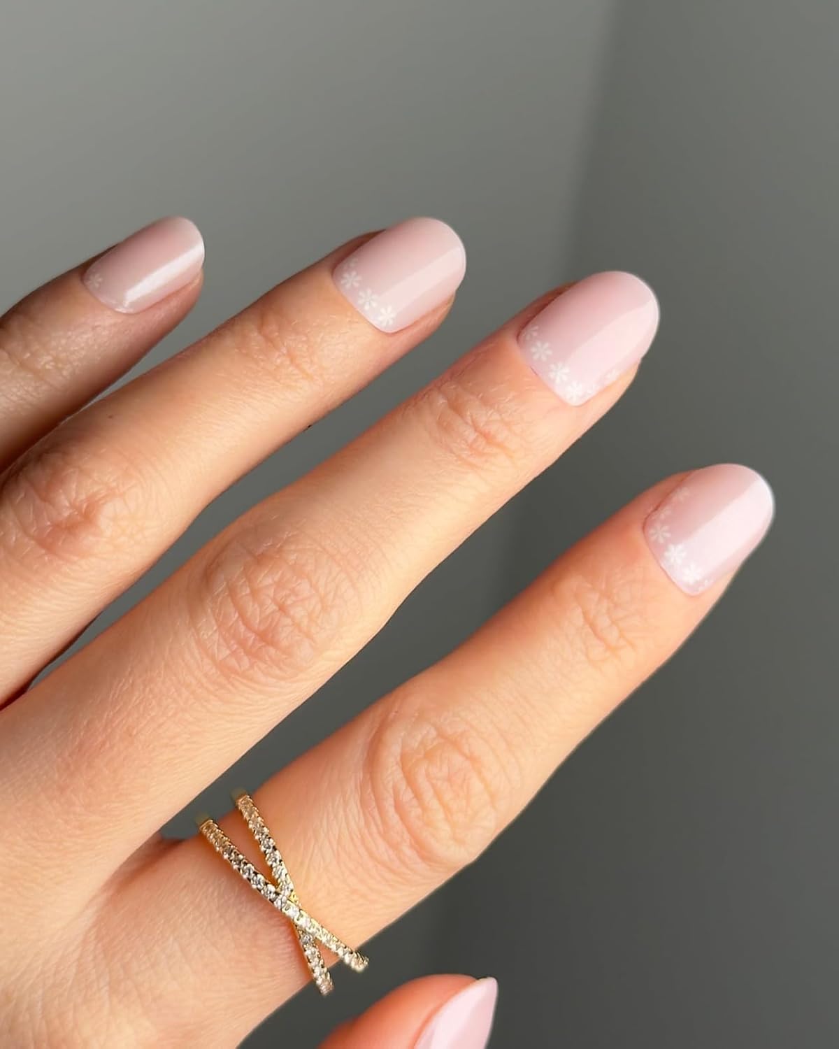 NOVA, Female Founded, Semi Cured Gel Nail Strips (Dear Daisy) - The 10 Minute Manicure. Salon-Quality, Works w/Any Lamp, Easy to Apply - Incl. Nail File & Stick (Dear Daisy)
