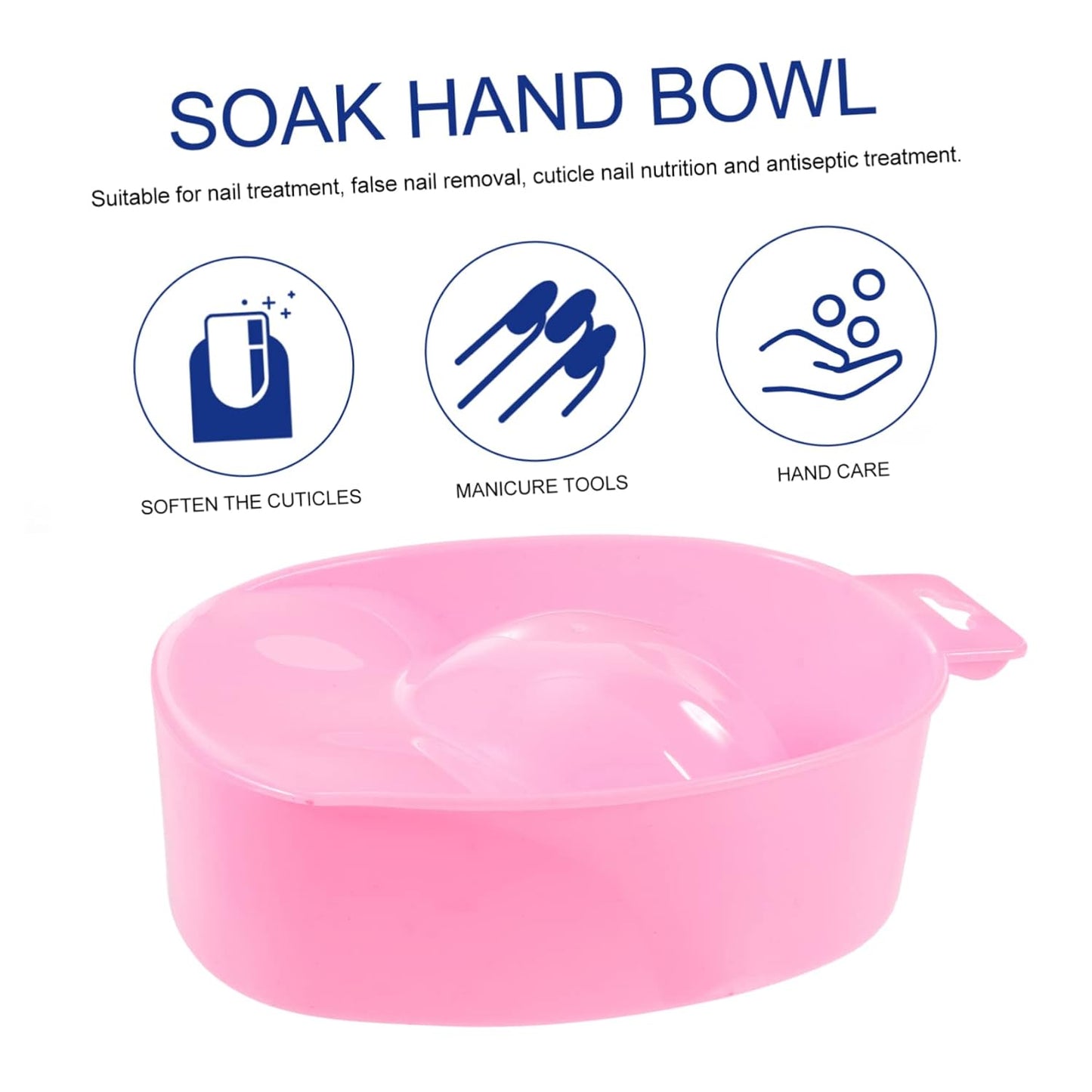 Single-layer Nail Soak off Bowl Manicure Bowls Nail Care for Hand Soaking (watermelon)