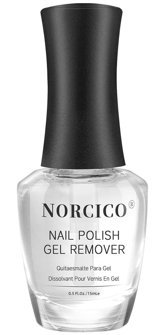 Gel Nail Polish Remover,Fast-Acting Gel Nail Remover with No-Soak Technology, 2-5 Minute Nail Gel Remover Solution, Salon-Grade Formula & Low Odor, for Home & Salon Use (15ml)