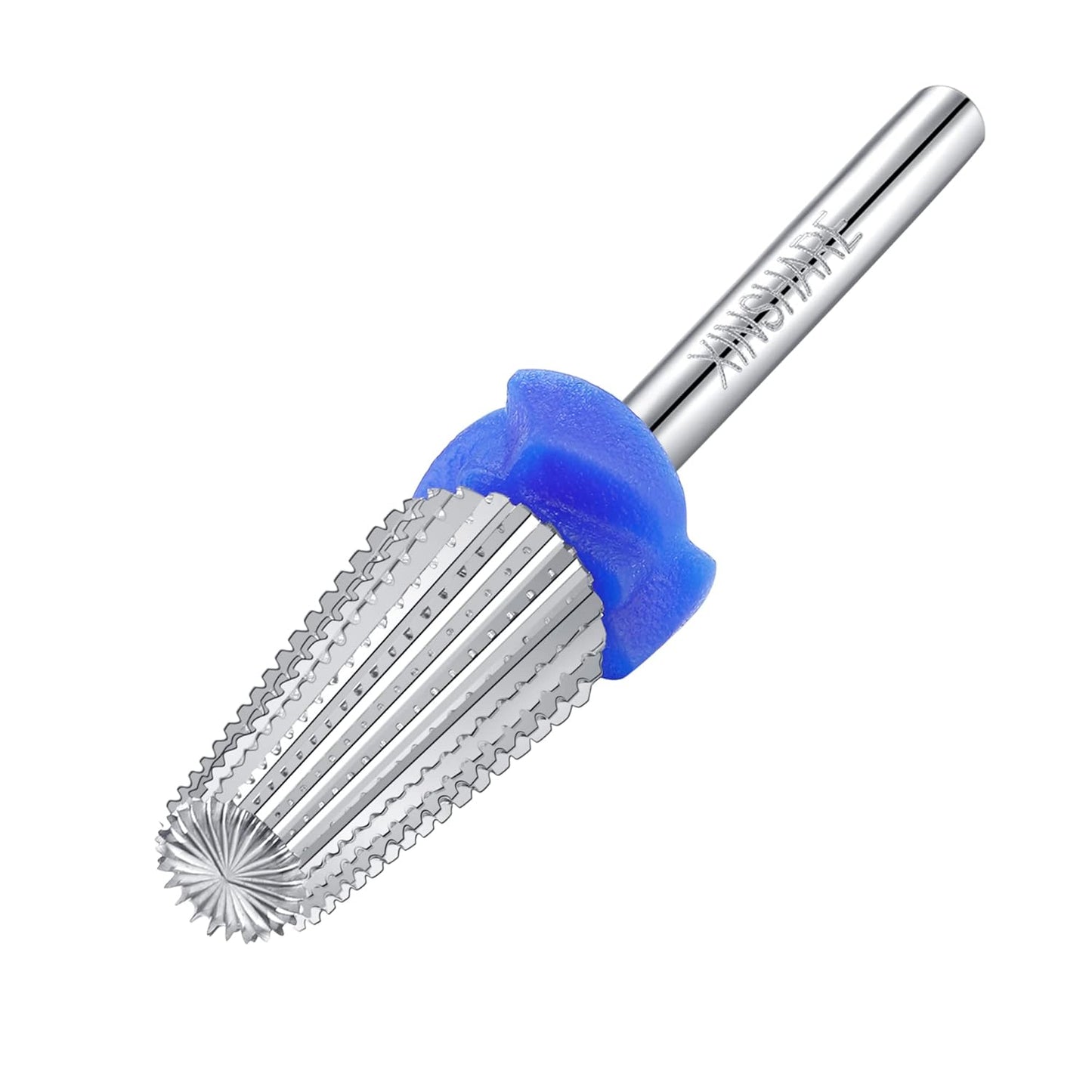 5 in 1 Nail Drill Bits Carbide Multi-function Cuticle Nail Bit 3/32", 2 Way Rotate Efile Bits, Fast Remove Acrylic Hard Nail Gel for Both Left and Right Handed, Manicure Pedicure, Medium (M)