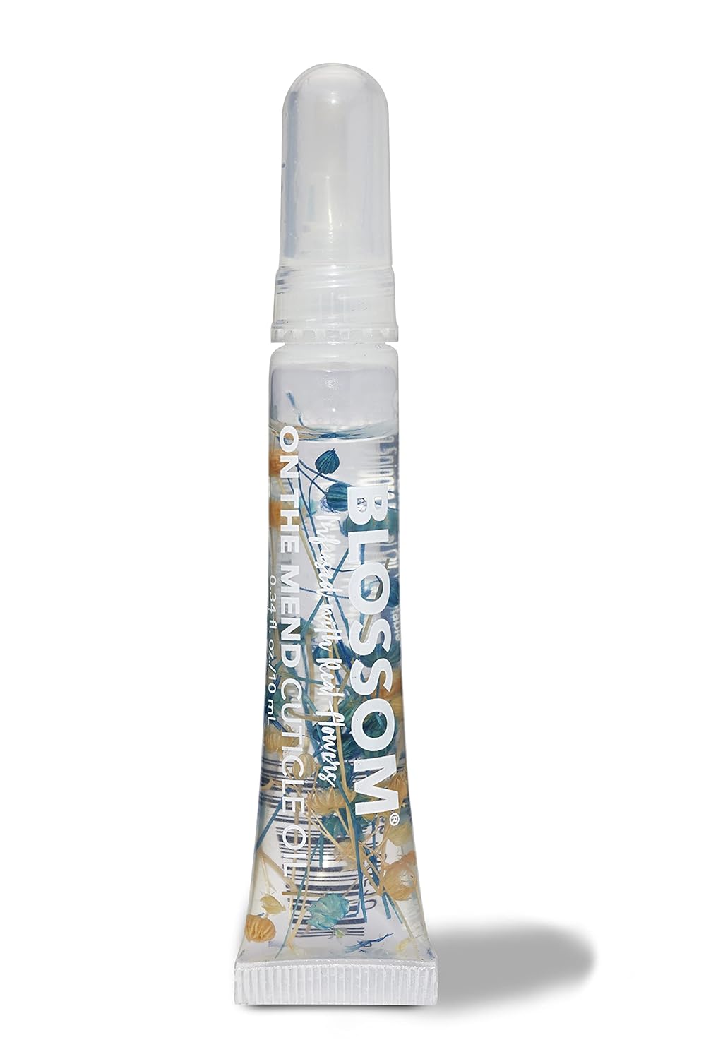 Blossom Cuticle Oil Pen for Nails, On the Mend Scented Travel Nail Oil for Growth and Strength, Infused with Real Flowers 0.34oz, Honeysuckle