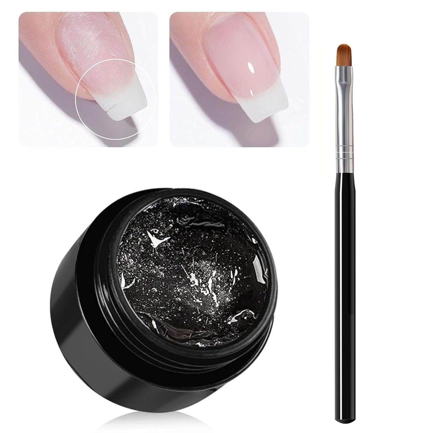 NovaCharm Nail Repair Glue for Damaged Nails, Strong Nail Strengthener for Thin and Split Natural Nails, Instant Cracked Nail Nails Repair Gel - Long Lasting and Easy for Beginners Daily Care