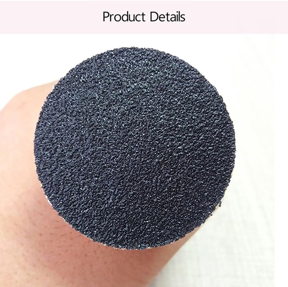 1 Box (60pcs) Replacement Sandpaper Pad Disks Discs (80 Grit&100 Grit) for Electric Foot File Callus Remover Machine