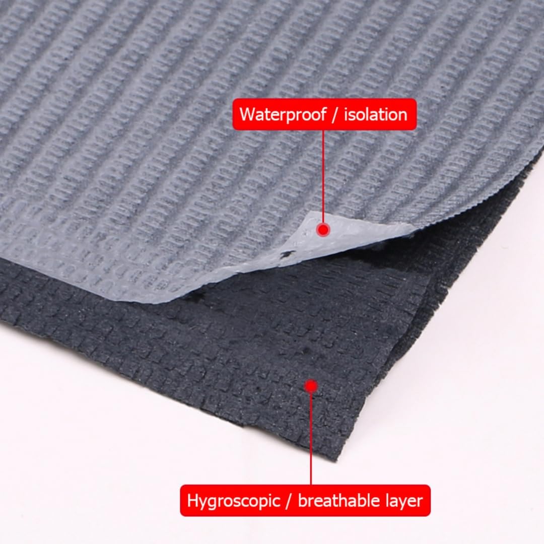 Amira Beauty Disposable Dental Bibs 13" x 18" – 3-Ply, Soft, Tear-Resistant, Waterproof Bibs for Dental, Nail, and Salon Professionals, Tattoo Napkins for Piercing, Blue, Bulk Pack of 50