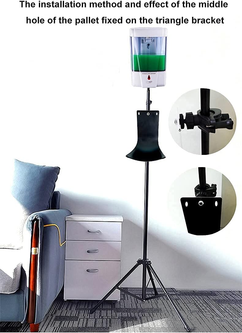 5 PCS Drip Tray for Wall Mounted Soap Dispenser, Prevent Dripping and Spraying, Dispenser Stand, Black