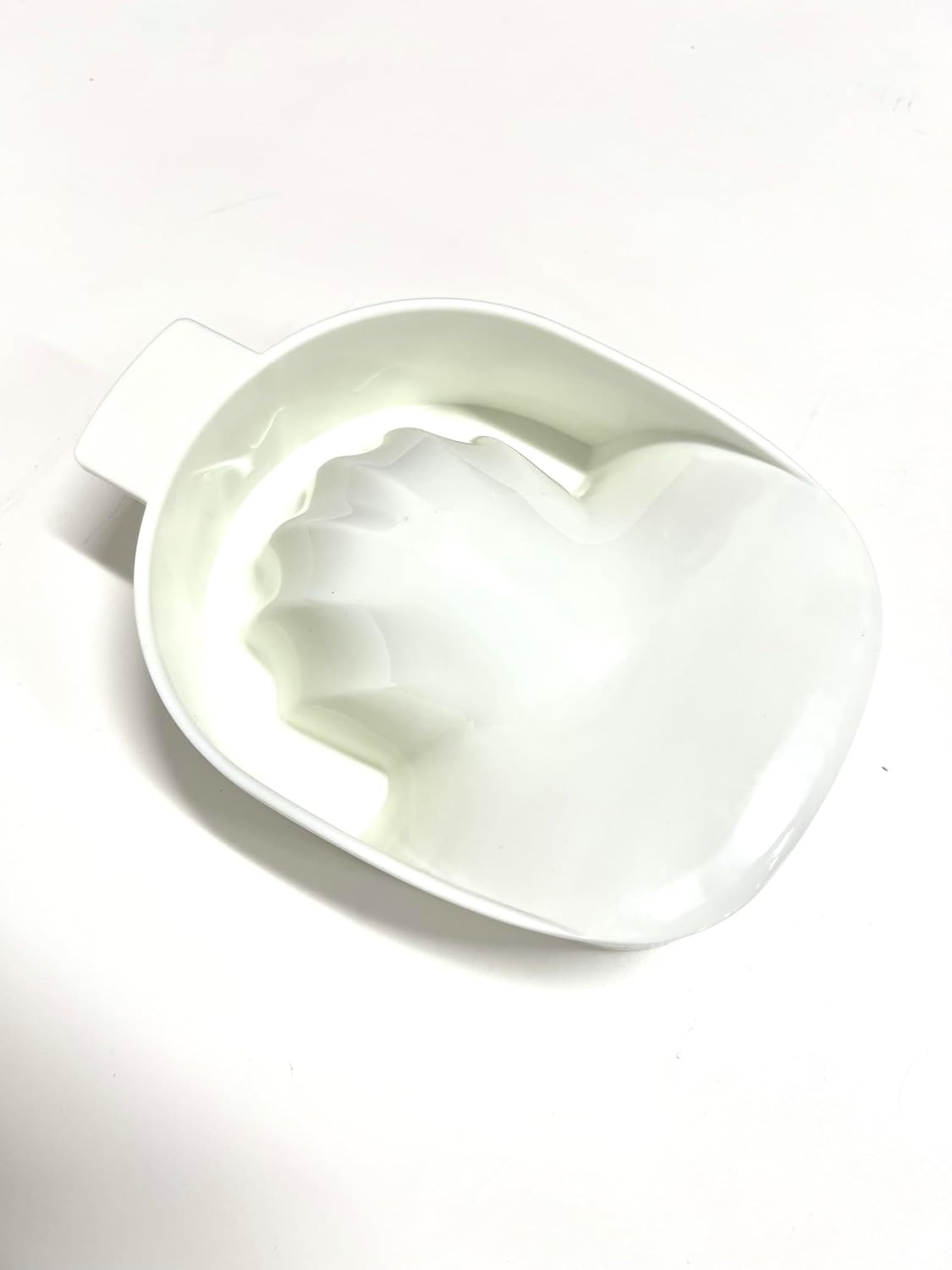 Donna Manicure Bowl Nail Soaking Bowl, Acetone Soak Off Bowl Dip Remover for Nails Manicure Care Soak Bowl White