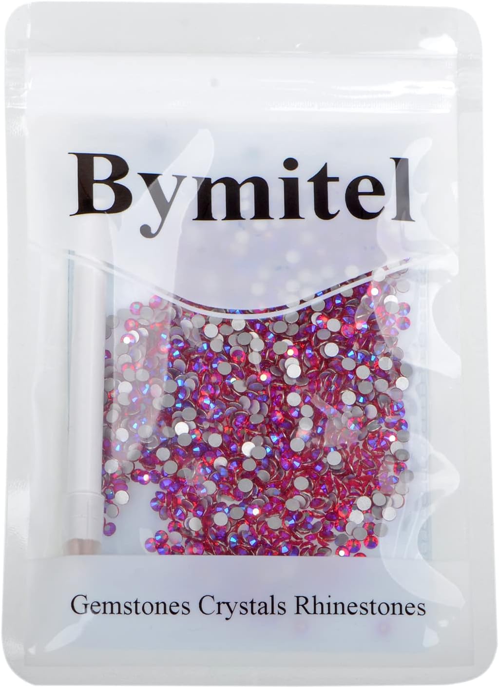 1440PCS Art Nail Rhinestones Non Hotfix Glue Fix Round Crystals Glass Flatback for DIY Jewelry Making with one Picking Pen (ss12 1440pcs, Siam AB)