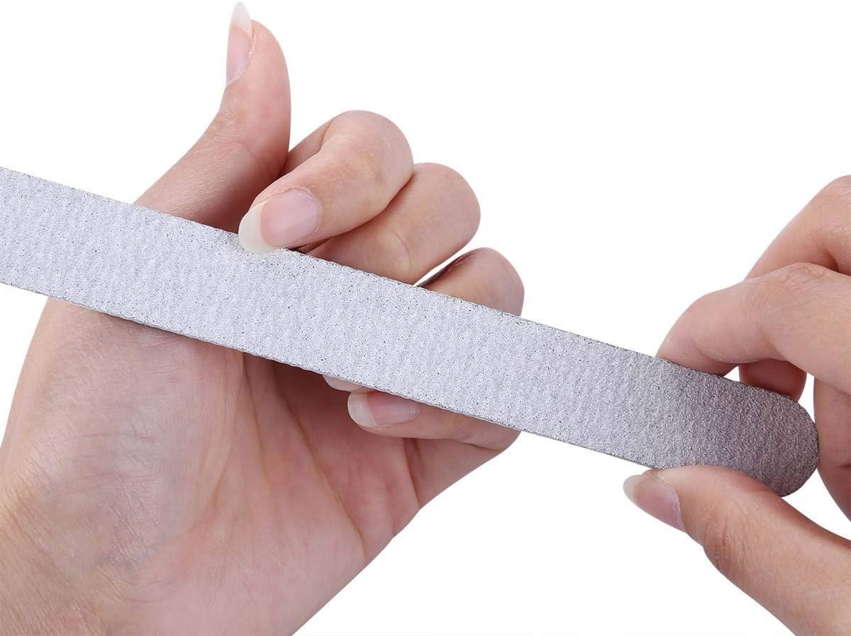 BTYMS 75Pcs Nail Files 100/180 Grit Emery Boards Double Sided Nail Buffers for Natural Nails and Acrylic Nails