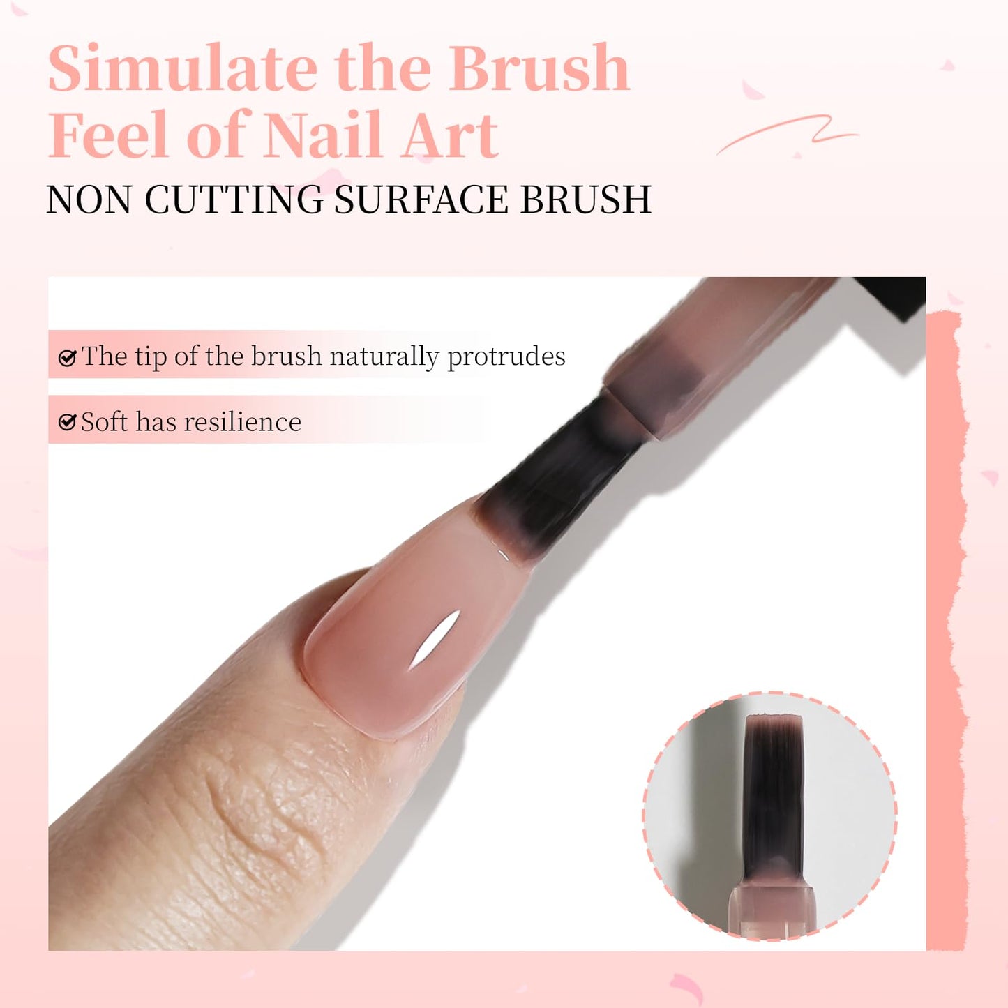 JODSONE Rubber Base Builder Gel for Nails,16.5ML 3-in-1 Nude Pink Rubber Base Gel Polish,Base Color & Builder Gel for Nails in One,for Nail Thickening Solution Strengthen,Apex Building,Enhance