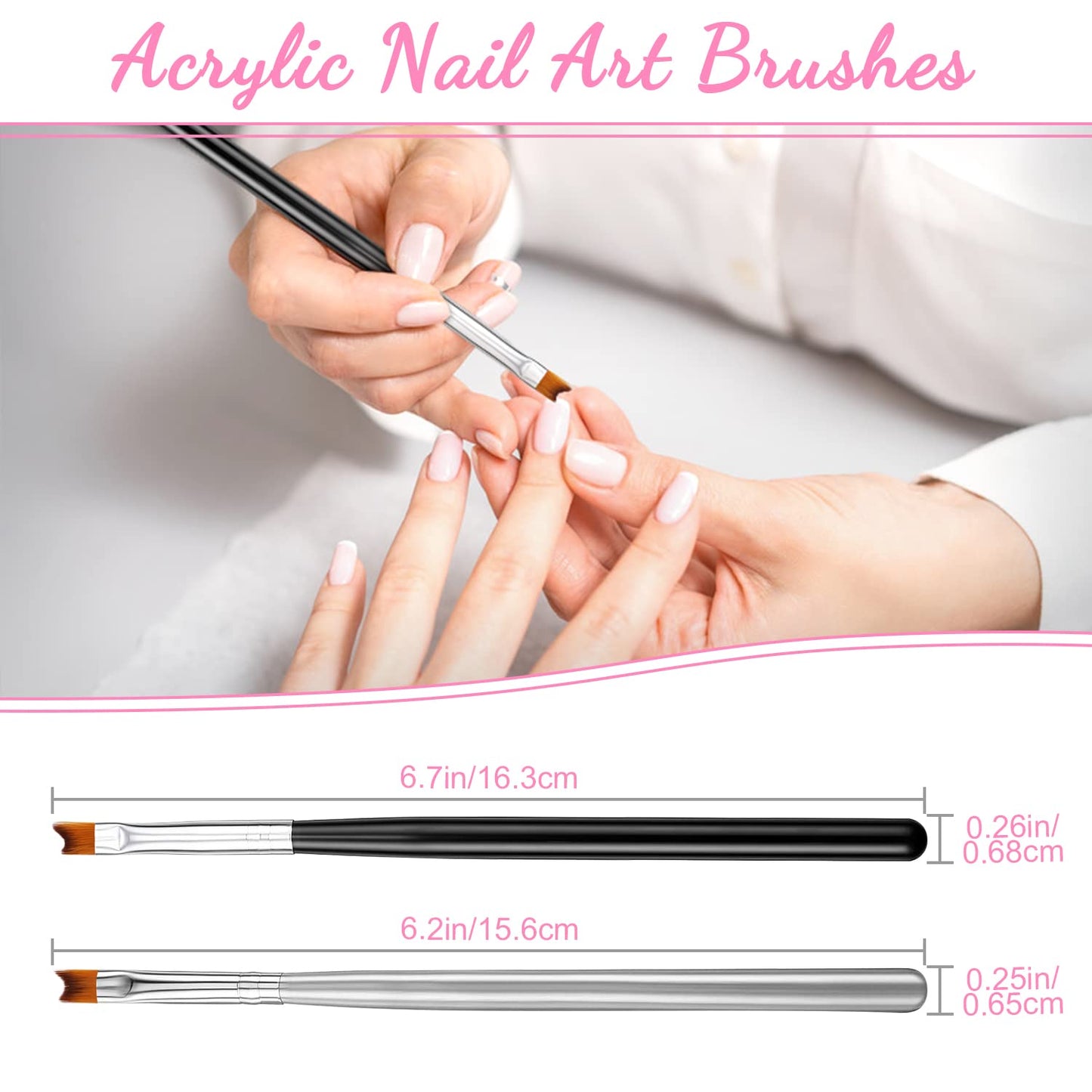 French Tip Cutter Jaywayne French Nail,3pcs Edge Trimmer Easy Smile Line Acrylic V Cut Nail with 2pcs Brush, 1pcs Cutting Knife, 5 Spare Blades 10 Piece Set , Nail salon home DIY tools