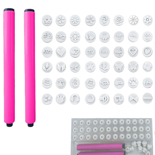 48 Pcs Nail Stamp Pen Set, Nail Art Pens, Quick Nail Art Tools with Different Patterns, Flower Butterfly Rose DIY Nail Stamping Pen Kit, Nail Design Tools for Women