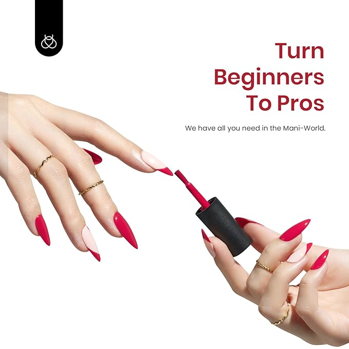 Beetles Red Gel Nail Polish 1 Pcs 15Ml Burgundy Red Gel Nail Polish Red Cherry Mocha Gel Polish Soak Off Nail Art Manicure Salon Diy Design Uv Nail Lamp Needed Gift for Women