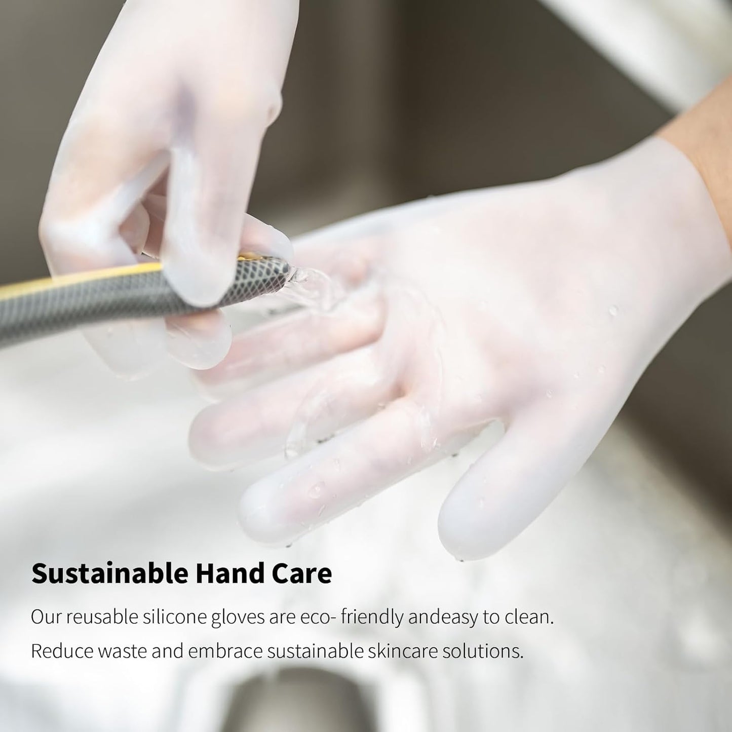 Moisturizing Gloves Overnight, Hand Care, Touchscreen Compatible, Reusable Hand Masks Moisturizing Glove, Suitable for Dry Hands, White Silicone Gloves for Men and Women, Spa