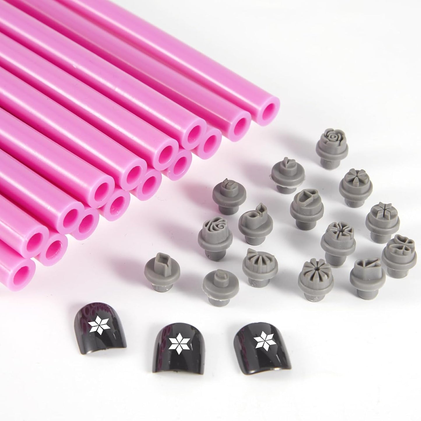 WOKOTO 15pcs Nail Art Stamp Pen Set, Flower Butterfly Leaf Nail Stamper Tools For Women Various Pattern Nail Stamping Pens, Nail Design Stamp Ideal Nail Accessories For Home DIY Stamper Nails Kit