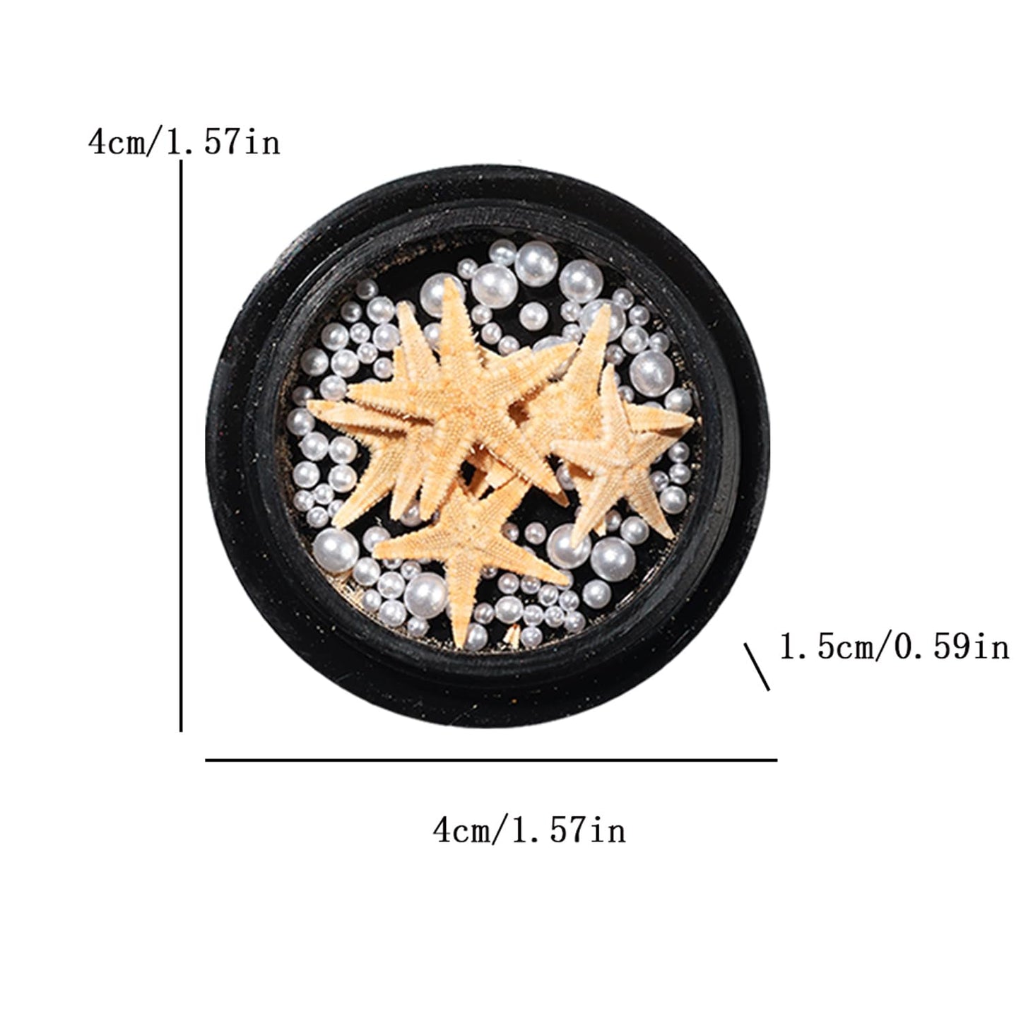 Summer Nail Art Rhinestones Ocean Nail Charm Shiny Shell Starfish Pearl Nail Design 3D Beach Theme Summer Nails Cute Nail Charm for Acrylic Nail Supplies DIY Crafts Manicure Decoration Accessories