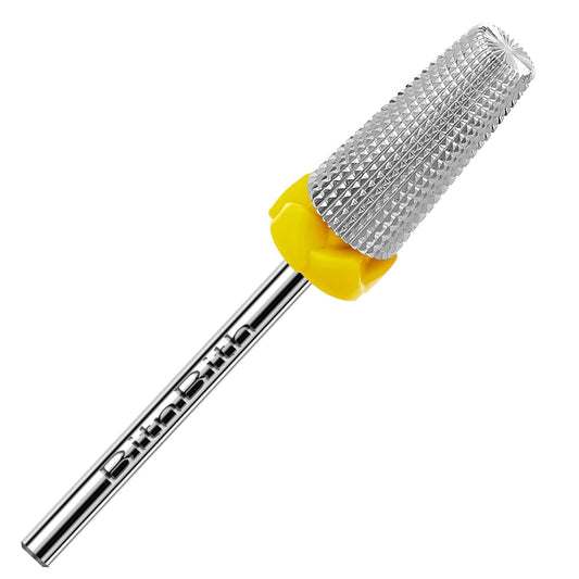 5 in 1 Nail Drill Bits, 3/32”Professional Carbide Drill Bits for Nails Multifunction Bit, Fast Remove Acrylic Hard Gel Cuticle Nail Efile Bit Manicure Pedicure,Two Way Rotate,Extra Fine