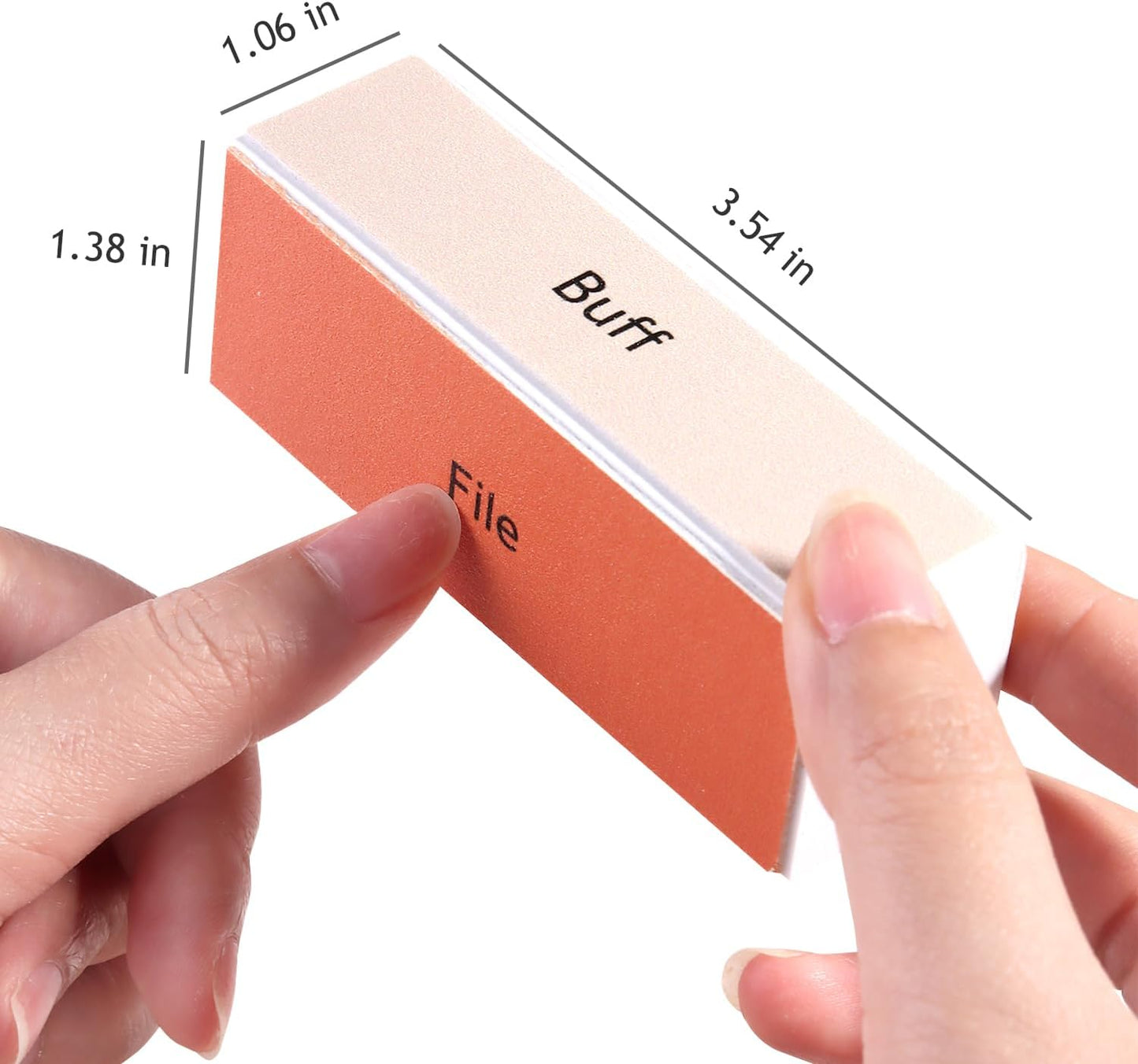 Nail Buffer and Shine Kit, 4 Sided Nail Buffer Block Nail Files for Natural Nails Buffing Sanding Polishing Fingernail Smoother Block 100/120/240/600/3000 Grit Nail Filer Manicure Tools