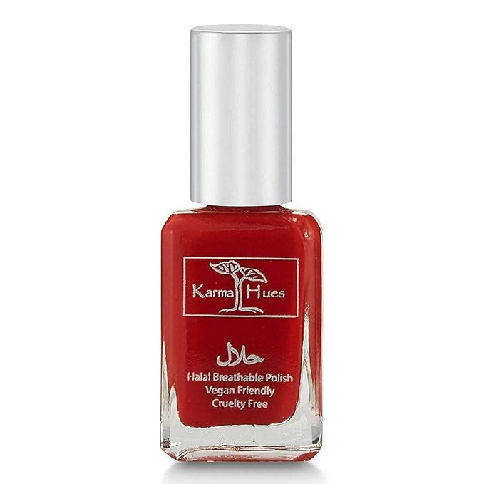 Karma Naturals Certified Halal Nail Polish - Breathable & Water Permeable, Wudu Friendly (Aabidah)