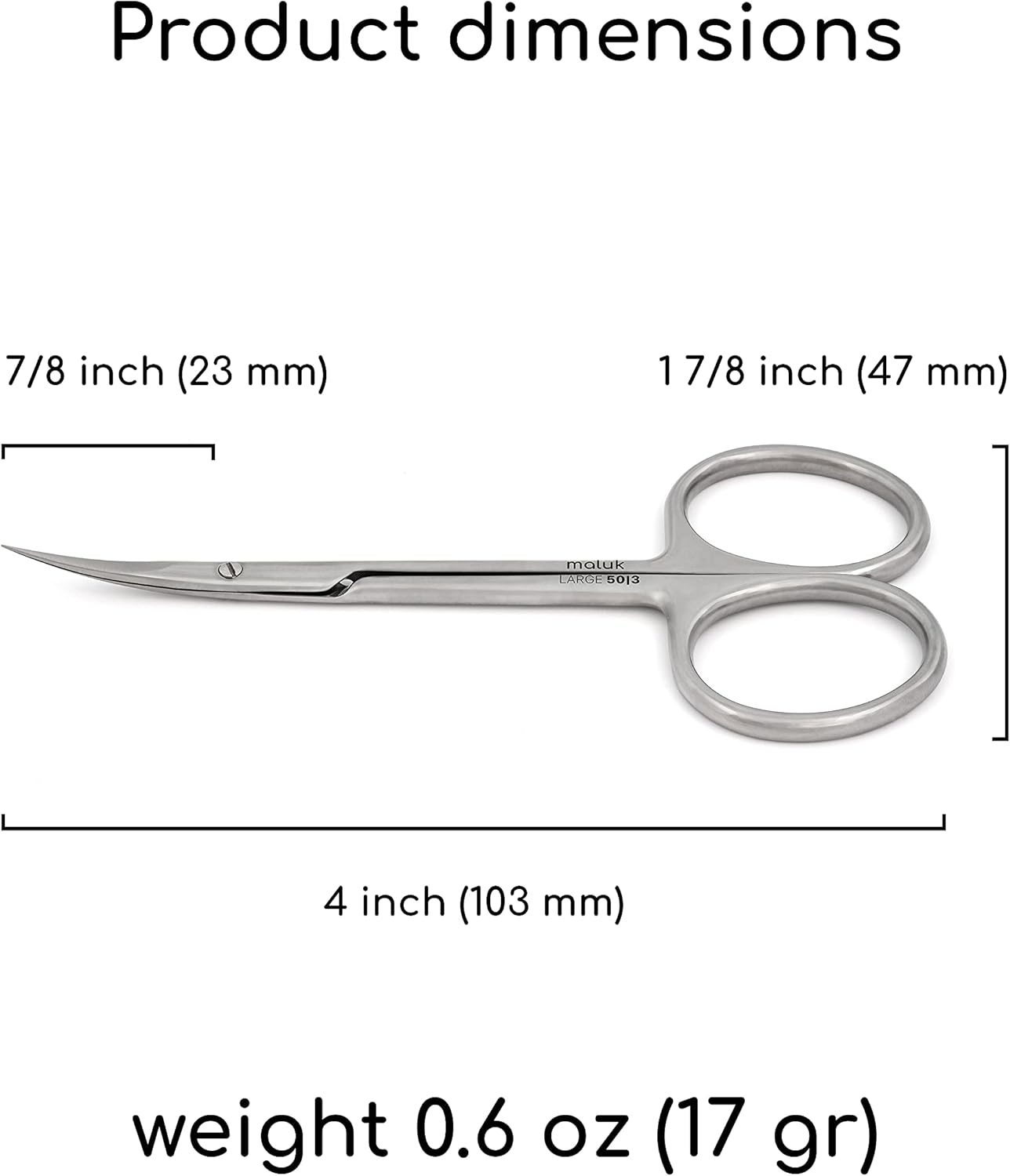 Professional Cuticle Scissors Maluk Large