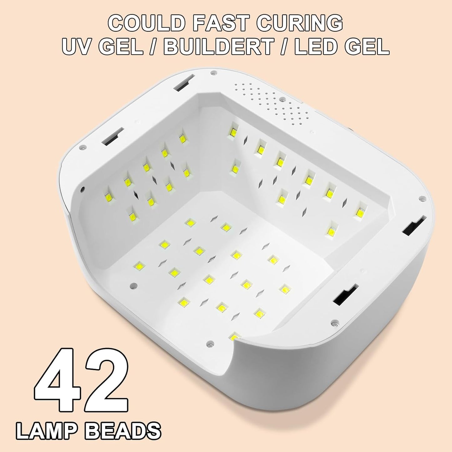 LIMEGIRL UV LED Nail Lamp Kit for Gel Polish Professional Fast White Curing Dryer Light Set with 4 Timers and UV Gloves Cordless Rechargeable Nail Art Cure Machine at Home and Salon
